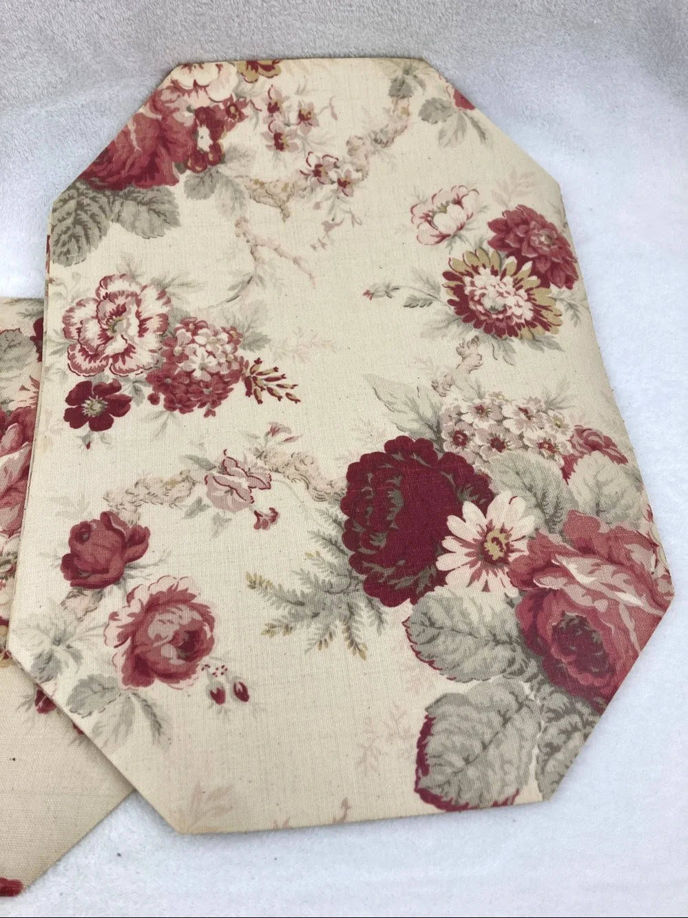 Waverly Norfolk Rose Placemats & Napkins Set of 4 Shabby Chic Farmhouse